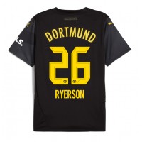 Fotballdrakt Herre Borussia Dortmund Julian Ryerson #26 Bortedrakt 2024-25 Kortermet